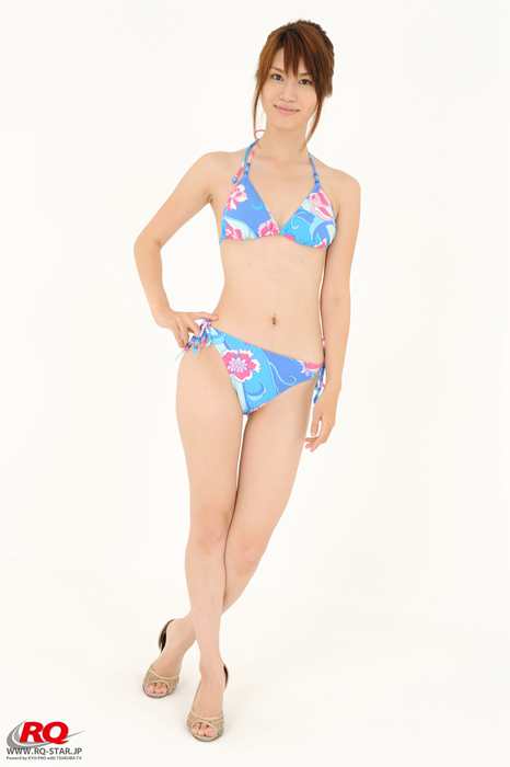 RQ-STAR写真NO.0042 Aki Kogure 小暮あき Swim Suits – Blue